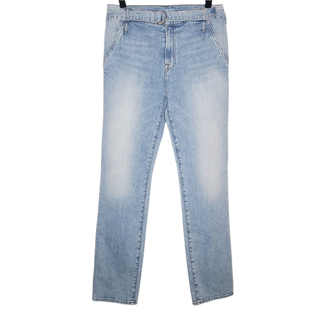 7 For All Mankind Paperbag Slim High Rise Straight Jeans AU8701252 Size 29 NWT